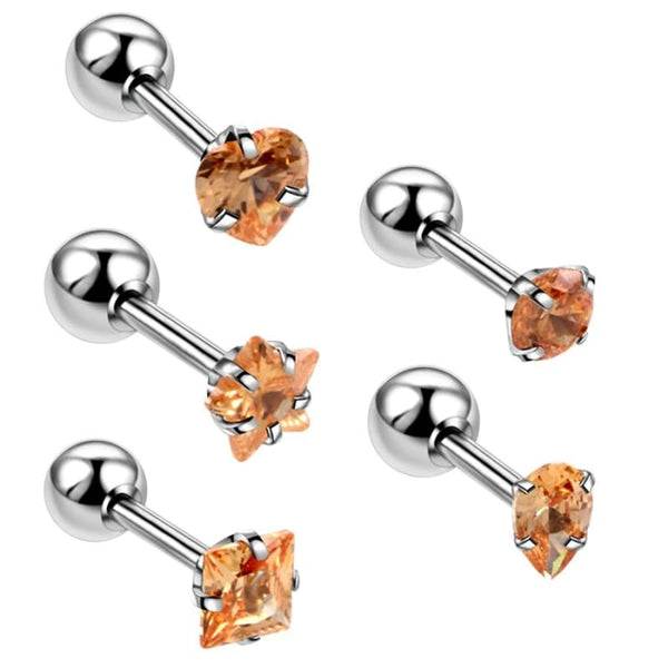 Piercing Anti Hélix - Lot de 5