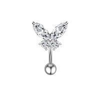 Piercing Nombril Inversé Papillon